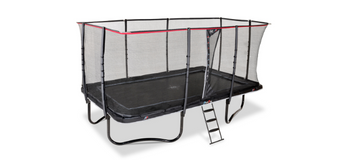Ontaarden opleggen nakomelingen Rechthoekige trampoline met veiligheidsnet kopen – Trampoline rechthoekig  met net - Trampolineland.nl