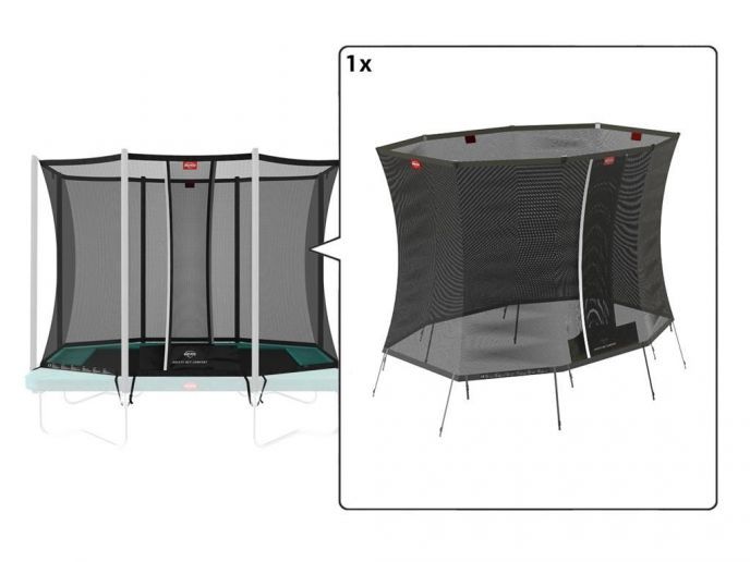 badge Onderverdelen Middeleeuws BERG Comfort veiligheidsnet zonder palen trampoline 280x190cm (8 palen)