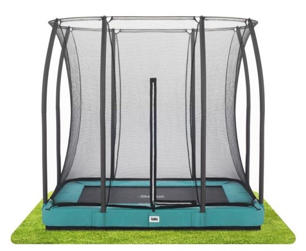 Comfort Edition inground trampoline 214x305cm Groen