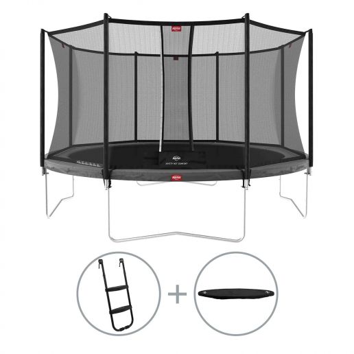 Aannames, aannames. Raad eens van mening zijn Signaal BERG Favorit trampoline met Comfort net 380 cm kopen