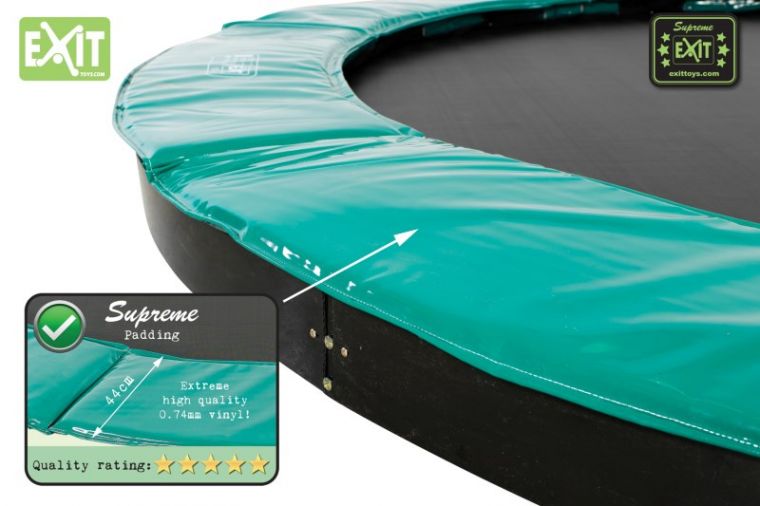 Italiaans zeewier Informeer exit hoogwaardige kwaliteit inground trampoline 305 cm kopen  trampolineland.nl