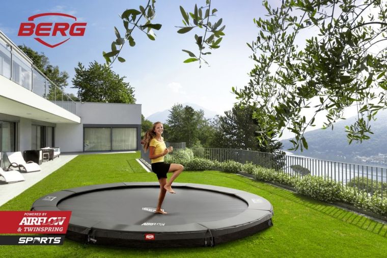Tactiel gevoel bewonderen Ooit BERG Inground Champion trampoline Twinspring 330 cm Grijs kopen