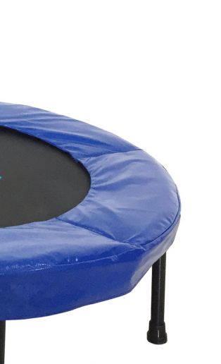zeil val Voorschrift Deluxe trampoline rand 96cm Blauw