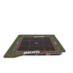 BERG Ultim Pro Bouncer flatground trampoline 500x500cm Zwart