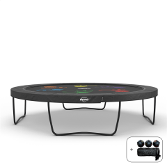 BERG Elite trampoline Levels 430cm zonder net Grijs