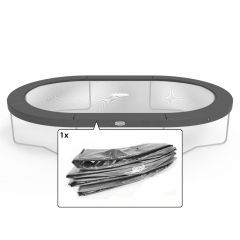 Berg Grand Elite trampoline rand 520 x 345 cm Grijs