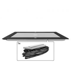 Berg Ultim Elite trampoline rand 500 x 300 cm Grijs