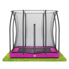 Salta Comfort Edition inground trampoline rechthoek 153x214cm Roze 