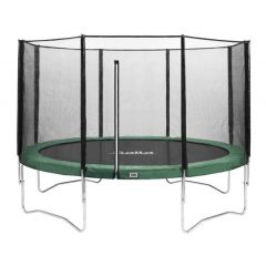 Salta trampoline met veiligheidsnet 427 cm Groen