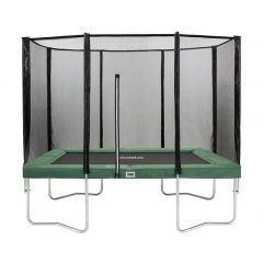 Salta rechthoek trampoline met veiligheidsnet Groen 213 x 305 cm