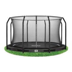 Salta Premium Inground trampoline met veiligheidsnet 396 cm Zwart