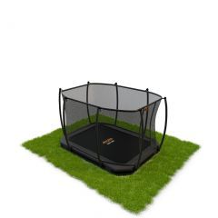 Avyna Pro-Line HD plus 238 inground trampoline rechthoek 380x255cm met net Grijs