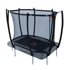 Avyna Pro-Line 213 inground trampoline rechthoek 275x190cm met net Grijs