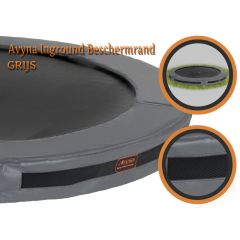 Avyna Pro-Line Inground trampoline rand 244 cm grijs