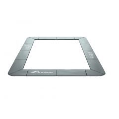 Akrobat Primus Flat to the ground trampoline rand 430x305 cm Grijs