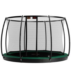 Avyna Pro-Line Flatlevel trampoline 366cm met net Groen