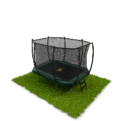 Avyna Pro-Line 352 trampoline rechthoek 520x305cm met net Groen bended poles