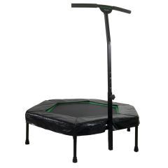 Tunturi Hexagon Fitness Trampoline zeshoekige met schroefpoten en een T-bar