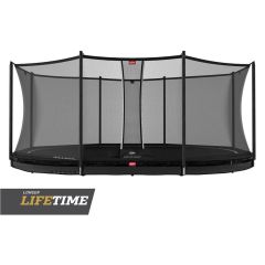 Berg grand Favorit Inground Trampoline 520x345cm Comfort Zwart