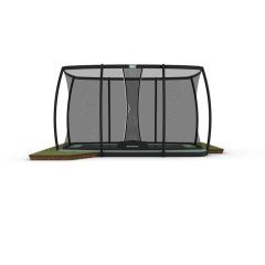 BERG Ultim Champion flatground trampoline rechthoek 410x250cm Deluxe XL Groen