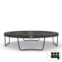 BERG Elite trampoline Levels 430cm zonder net Grijs
