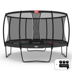 BERG Elite trampoline Levels 430cm Deluxe XL Grijs