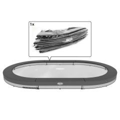 Berg Grand Elite Inground Trampoline rand 520 x 345 cm Grijs