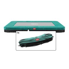 Berg Inground Favorit trampoline rand 280 x 190 cm Groen