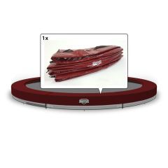 Berg Inground Elite trampoline rand 380 cm Rood