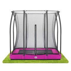 Salta Comfort Edition inground trampoline rechthoek 214x305cm Roze