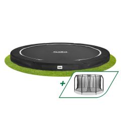 Salta Excellent Inground trampoline met veiligheidsnet 305 cm Zwart