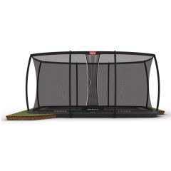 BERG Ultim Elite flatground trampoline 500x300cm Deluxe XL Grijs
