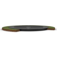 Berg FlatGround Elite Trampoline 330 cm Twinspring Grijs
