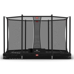 BERG Ultim Favorit Inground trampoline rechthoek 330 x 220 cm comfort Zwart