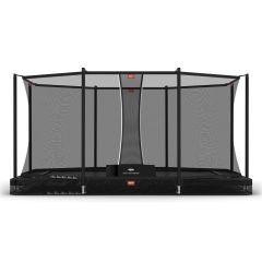 BERG Ultim Favorit Inground trampoline rechthoek 410x250cm comfort zwart