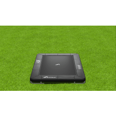 Akrobat Orbit Inground Trampoline 305x183cm Zwart - Zwart special edition