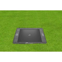 Akrobat Primus Flat to the ground Trampoline 330x250 cm Grijs