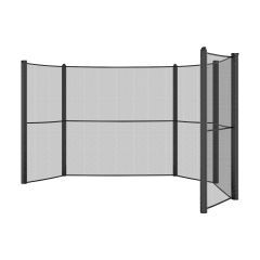 Akrobat Primus/Orbit half veiligheidsnet trampoline 335x244cm