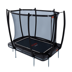Avyna Pro-Line inground trampoline rechthoek 275x190cm Royal Class Zwart