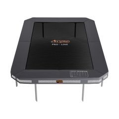 Avyna Pro-Line HD plus inground trampoline rechthoek 380x255cm Grijs