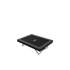 Inklapbare Avyna Pro-Line rechthoek trampoline 275 x 190 cm Grijs