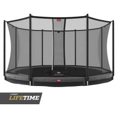 BERG Favorit inground trampoline 380cm Comfort Grijs