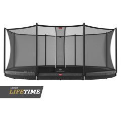 BERG Grand Favorit Inground Trampoline 520x345cm Comfort Grijs