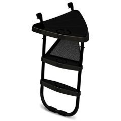 Berg Trampoline trapje met plateau Medium