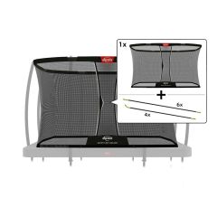 Berg DeLuxe veiligheidsnet met Glasfiber ring zonder palen trampoline 330x220cm
