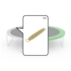 Berg Trampoline veer 19 cm, per 10 stuks Gold spring solo