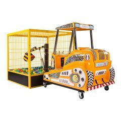 Funty Kiddyride Excavator outdoor