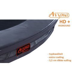 Avyna Pro-Line HD Plus inground trampoline rand 430 Grijs