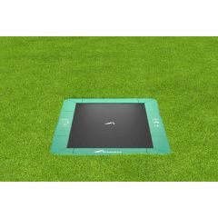 Akrobat Orbit Flat to the ground Trampoline 380x250cm Groen