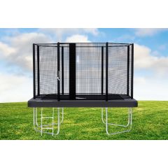 Akrobat Orbit Trampoline 305x183cm Antraciet